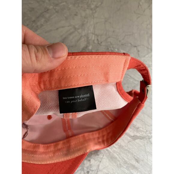 10Tree Salmon Colored Strapback Adjustable Hat - Picture 7 of 8